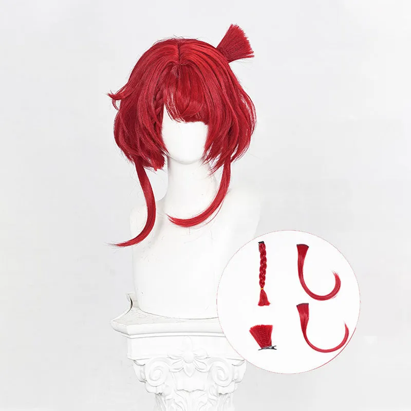 Lemailwig Honkai Star Rail Tribbie Red Cosplay Wig sold by Lemail wig product image thumbnail 5