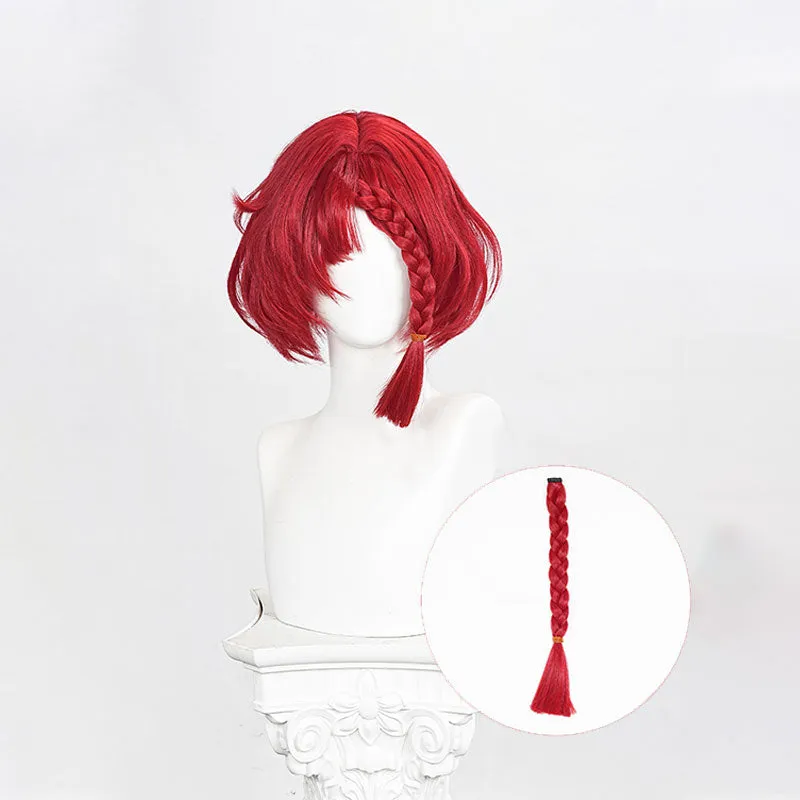 Lemailwig Honkai Star Rail Tribbie Red Cosplay Wig sold by Lemail wig product image thumbnail 4