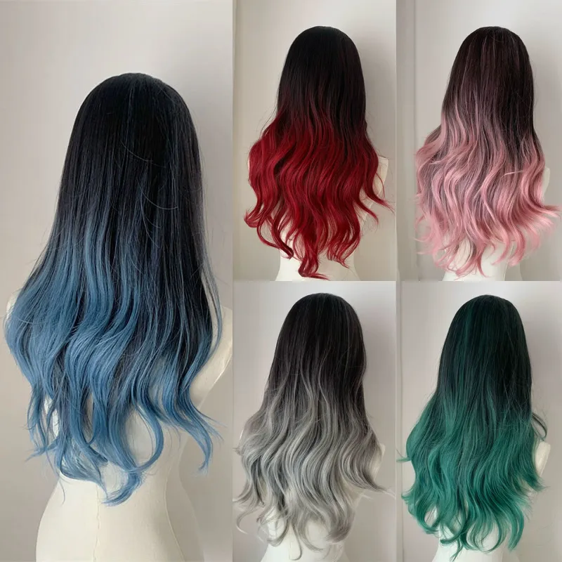 Lemailwig Gradient Color Straight Front Lace Wig sold by Lemail wig