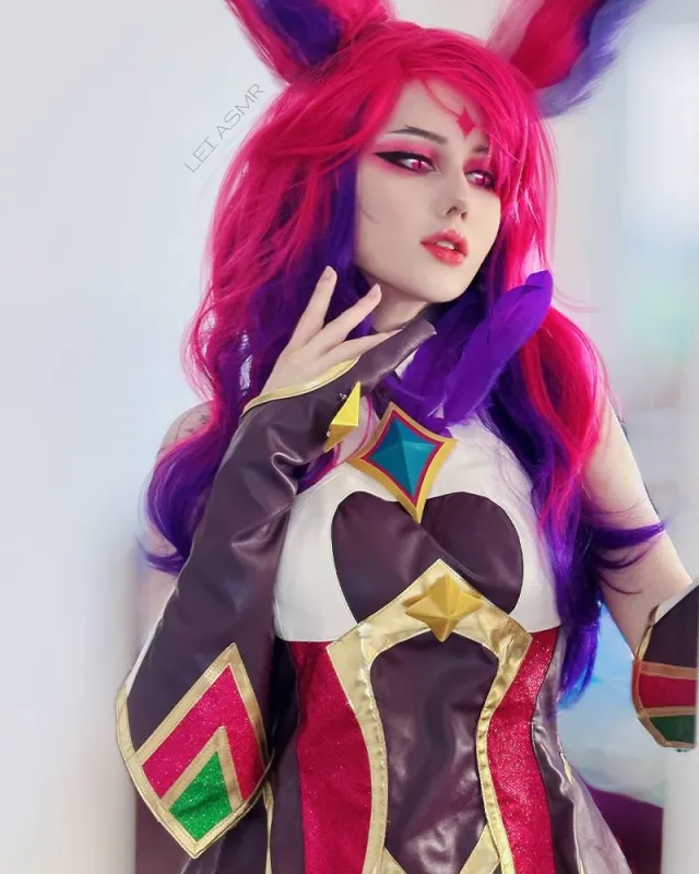 【Last Batch】LOL Star Guardian Xayah Cosplay Costume Halloween Costume sold by Lemail wig