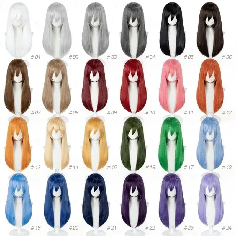 L-email Wig 48 Colors 60cm Basic Cosplay Wigs sold by Lemail wig product image thumbnail 2