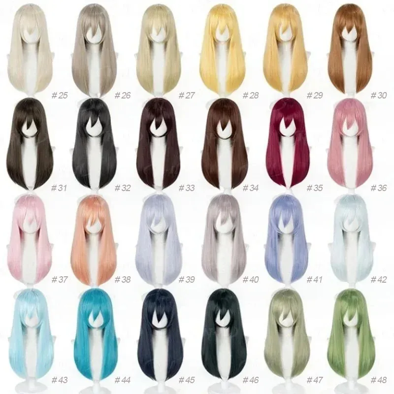 L-email Wig 48 Colors 60cm Basic Cosplay Wigs sold by Lemail wig product image thumbnail 3
