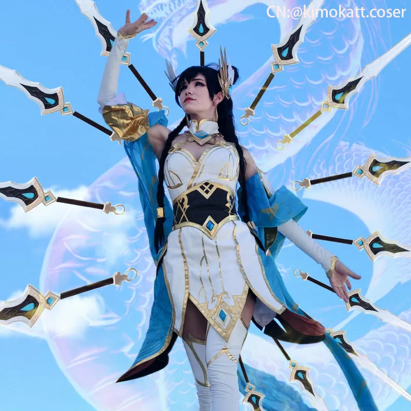 【Last Batch】 Limited Stock LOL Immortal Journey Irelia Cosplay Costume sold by Lemail wig