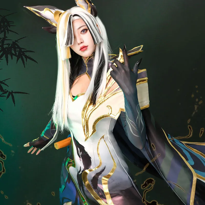 【Last Batch】LOL Calligraphia Xayah Cosplay Costume Halloween Costume sold by Lemail wig product image thumbnail 4