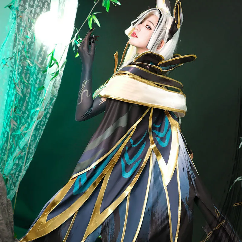 【Last Batch】LOL Calligraphia Xayah Cosplay Costume Halloween Costume sold by Lemail wig