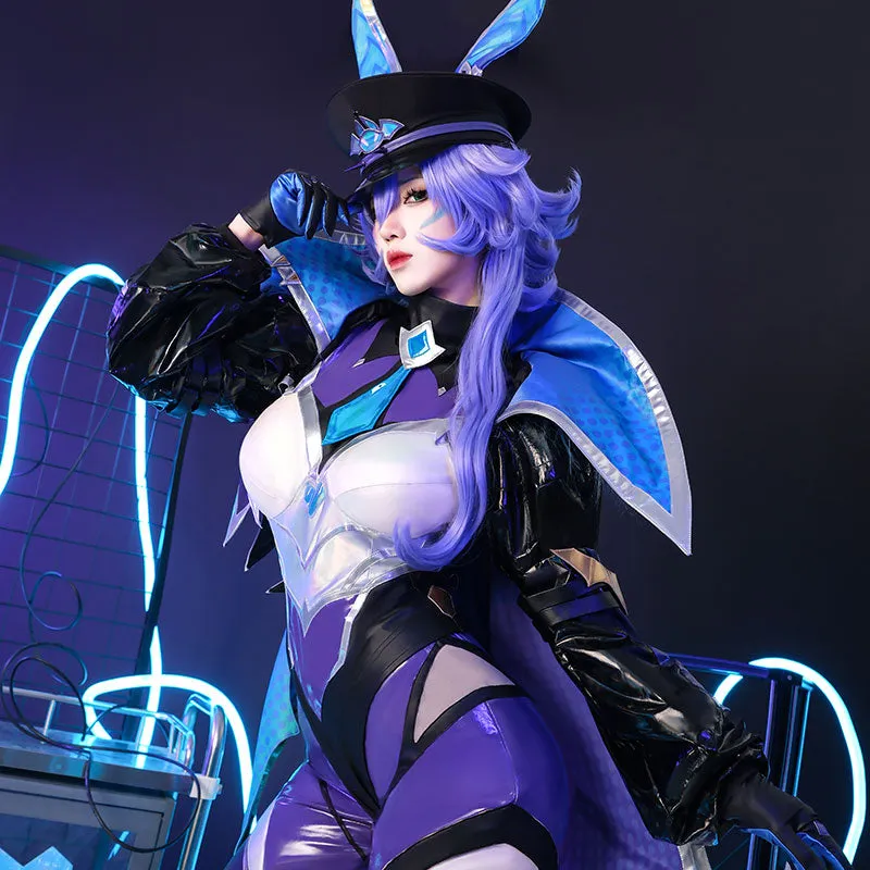 【48HR SHIP】L-email Wig LOL Battle Bat Xayah Cosplay Costume Halloween Costume sold by Lemail wig product image thumbnail 5