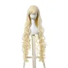 Kagerou Project Marry Kozakura 100cm Long Blonde Christmas Hair Wigs Synthetic Curly Cosplay Wigs sold by Lemail wig