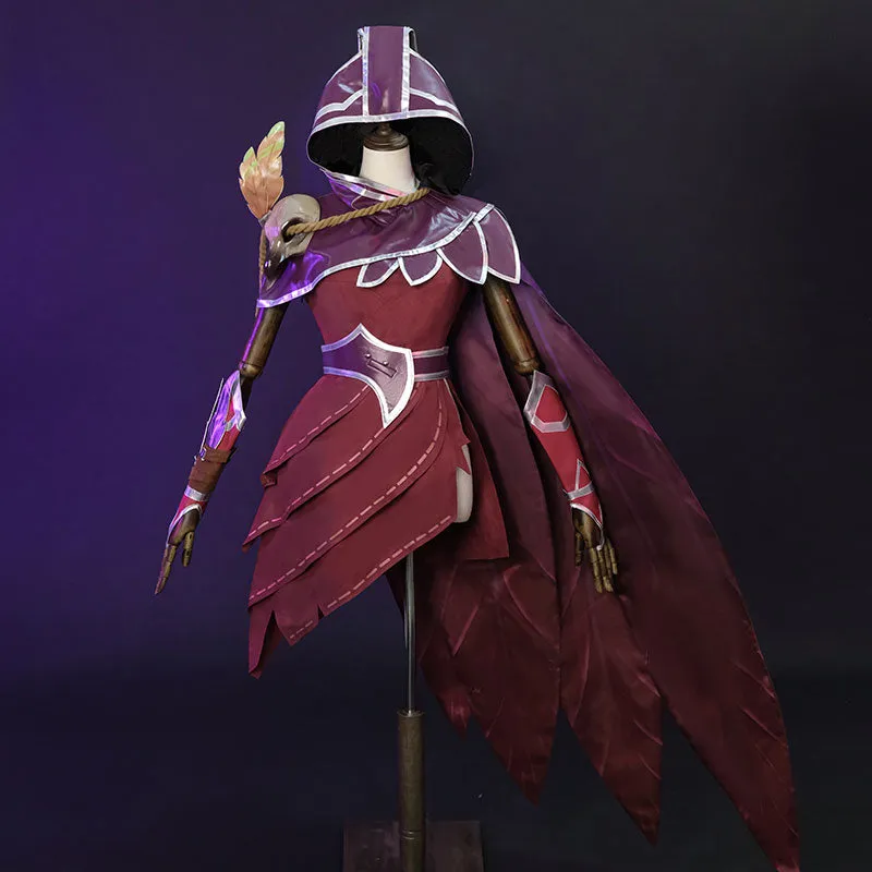 【In Stock 】L-email Wig LOL Xayah The Rebel Cosplay Costume sold by Lemail wig product image thumbnail 4