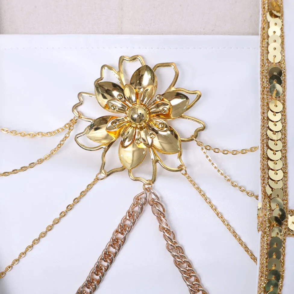 L-email Wig Mira White Outfit Full Set (XS-XXXL) sold by Lemail wig product image thumbnail 5