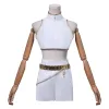 L-email Wig Kpop Demon Hunter White Outfit Rumi Full Set (XS-XXXL) sold by Lemail wig