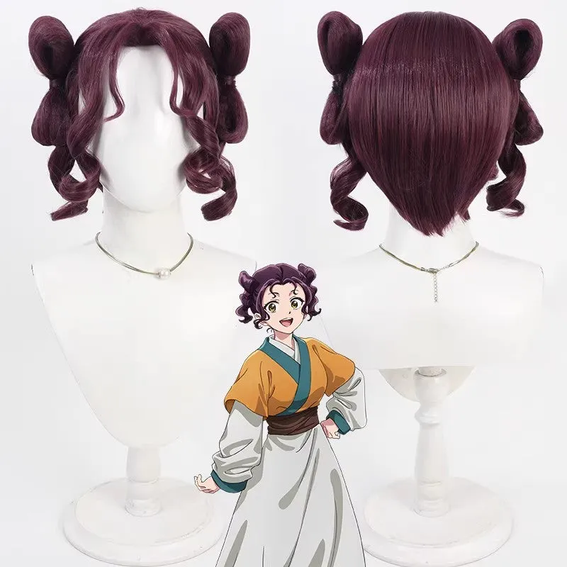 L-email Wig The Apothecary Diaries Shisui Curls Cosplay Wig made by Lemail wig