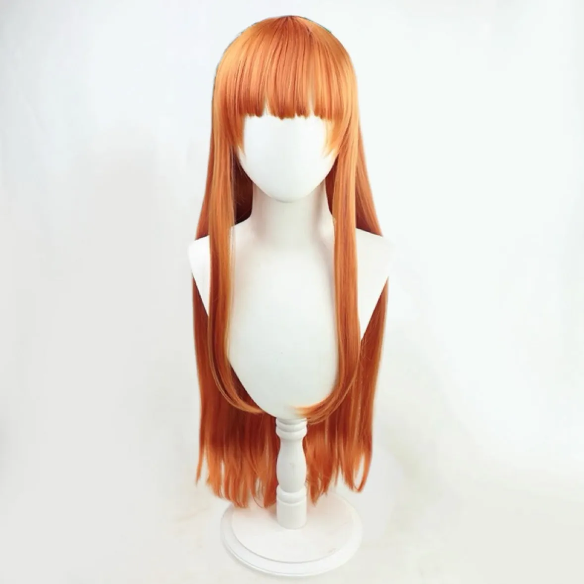L-email Wig Umamusume:Pretty Derby Silence Suzuka Orange Cosplay Wig And Tail sold by Lemail wig product image thumbnail 5
