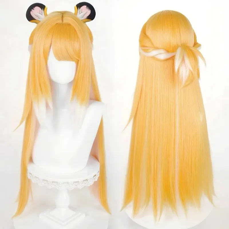 L-email Wig Zenless Zone Zero Ju Fufu Orange Cosplay Wig sold by Lemail wig