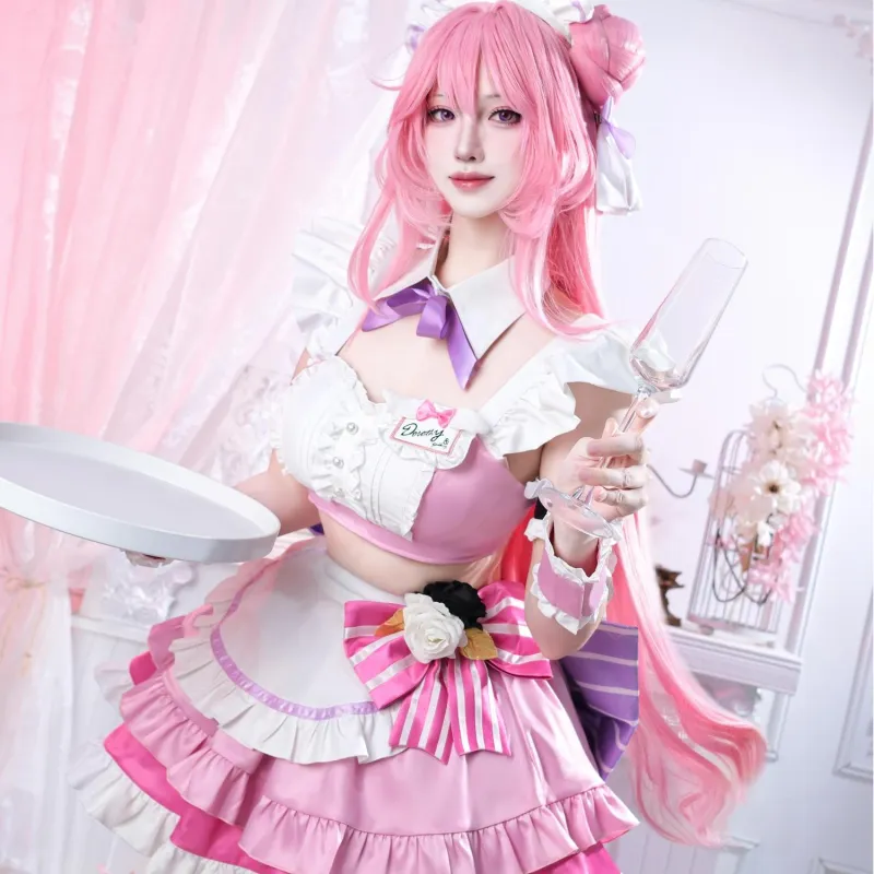 L-email Wig Goddess of Victory: Nikke DOROTHY Maid Cosplay Costume sold by Lemail wig