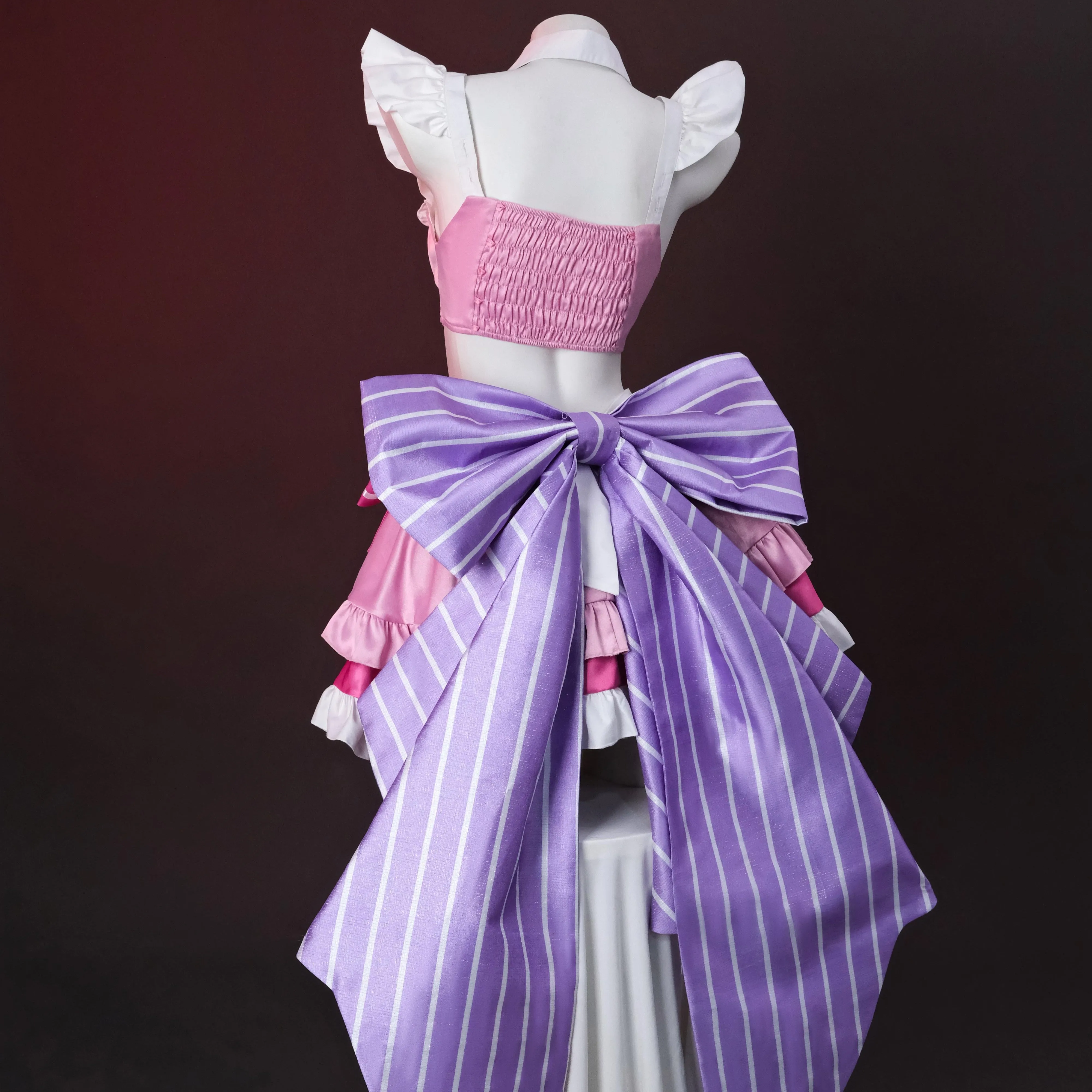 【48HR SHIP】L-email Wig Goddess of Victory: Nikke DOROTHY Maid Cosplay Costume sold by Lemail wig product image thumbnail 5