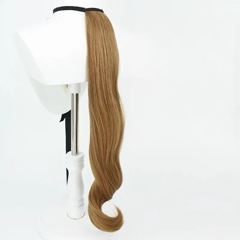 L-email Wig Umamusume:Pretty Derby Smart Falcon Brown Cosplay Wig Ears And Tail sold by Lemail wig product image thumbnail 5