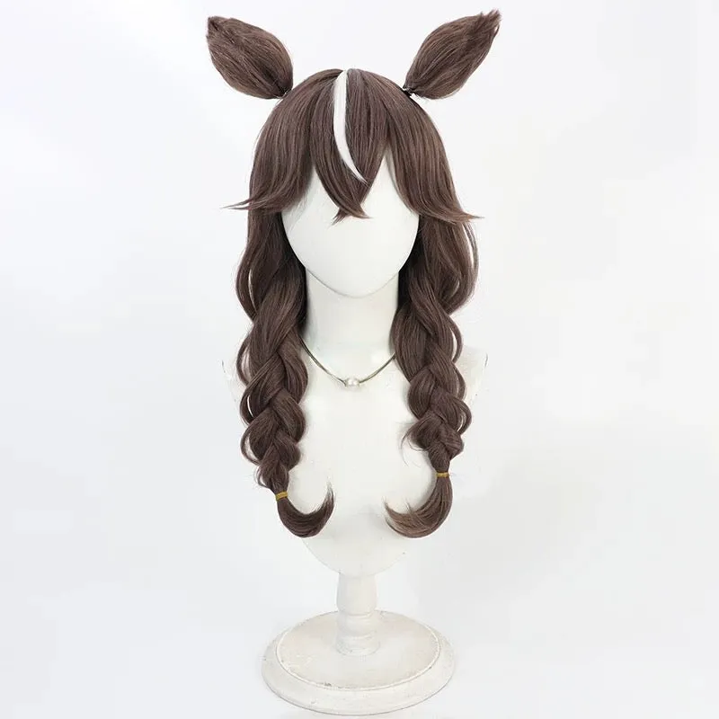 L-email Wig Pretty Derby Curren Bouquetd'or Brown 60cm Cosplay Wig sold by Lemail wig product image thumbnail 2