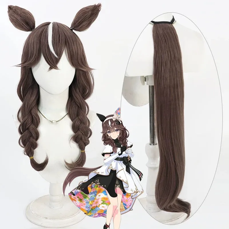 L-email Wig Pretty Derby Curren Bouquetd'or Brown 60cm Cosplay Wig sold by Lemail wig