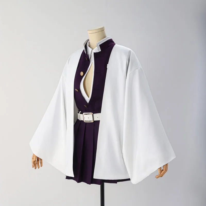 L-email Wig Demon Slayer Kimetsu no Yaiba Kanroji Mitsuri Uniform Halloween Cosplay Costume And Wig Full Set sold by Lemail wig product image thumbnail 3