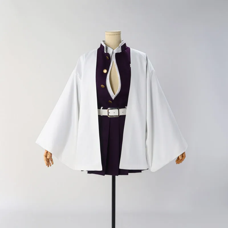 L-email Wig Demon Slayer Kimetsu no Yaiba Kanroji Mitsuri Uniform Halloween Cosplay Costume And Wig Full Set sold by Lemail wig product image thumbnail 2