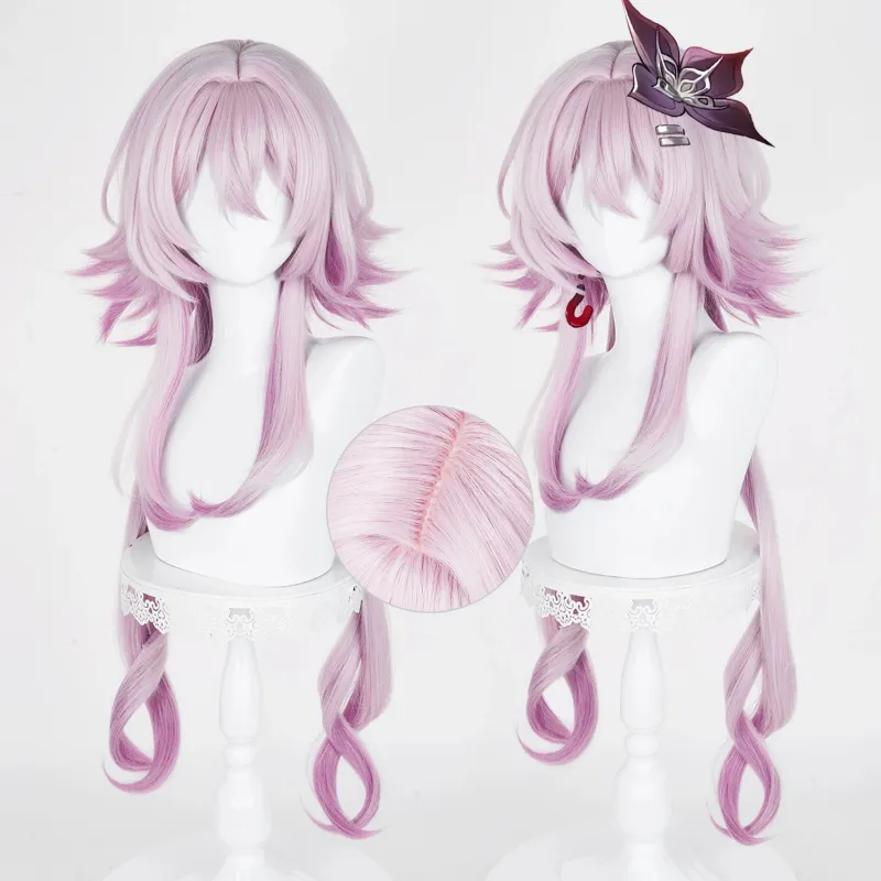 L-email Wig Honkai:Star Rail March 7th 100cm Long Cosplay Wig sold by Lemail wig