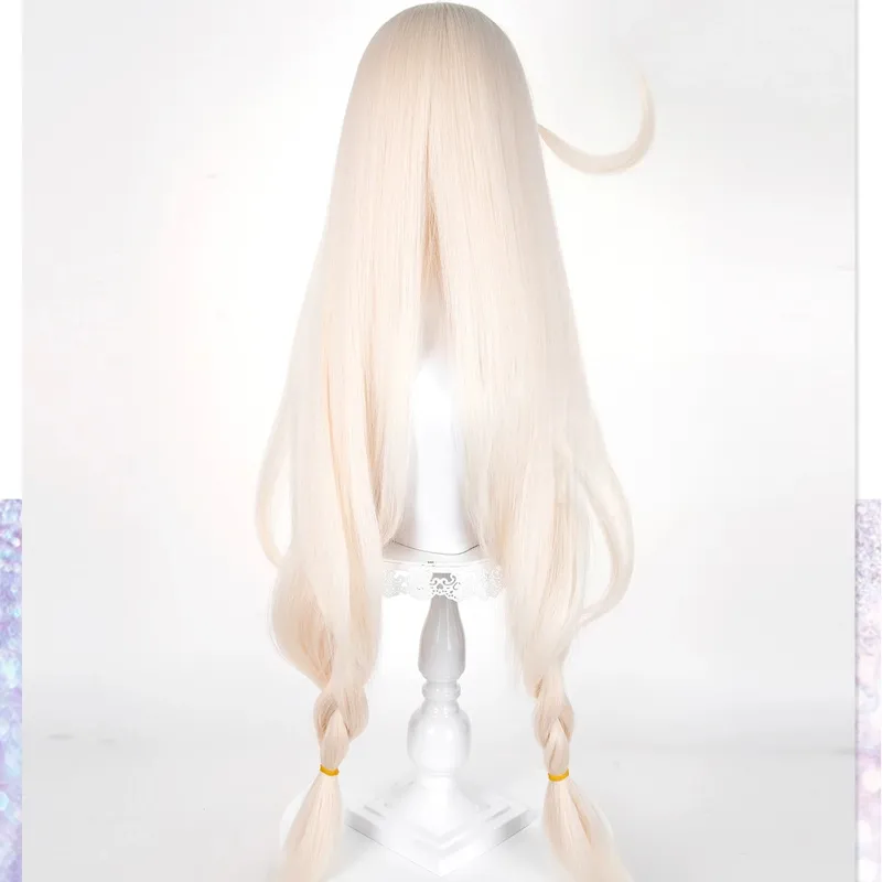 L-email Wig Genshin Impact Alice Pink-gold 98cm Halloween Cosplay Wig sold by Lemail wig product image thumbnail 3