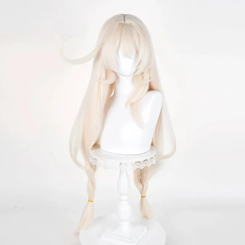 L-email Wig Genshin Impact Alice Pink-gold 98cm Halloween Cosplay Wig sold by Lemail wig product image thumbnail 4