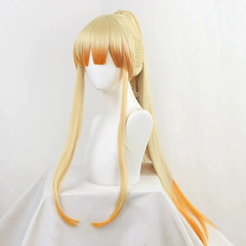 L-email Wig Demon Slayer Zenitsu Agatsuma 90cm Halloween Cosplay Wig sold by Lemail wig product image thumbnail 4
