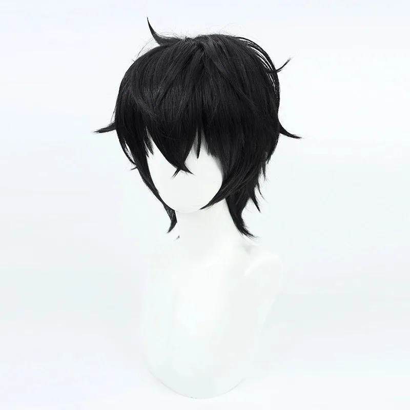 L-email Wig Persona 5 Ren Amamiya Black Halloween Cosplay Wig sold by Lemail wig product image thumbnail 4