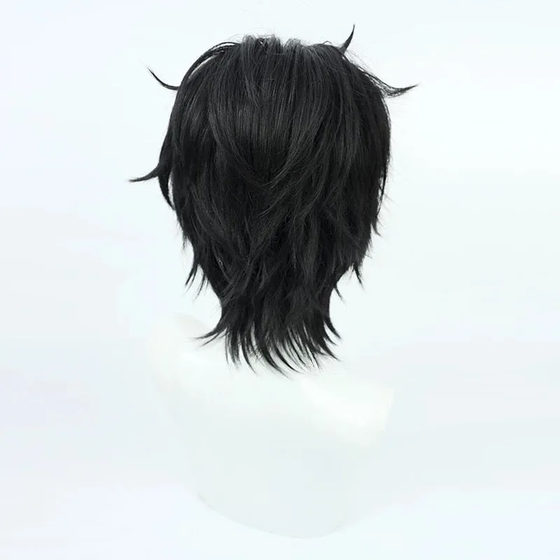 L-email Wig Persona 5 Ren Amamiya Black Halloween Cosplay Wig sold by Lemail wig product image thumbnail 3