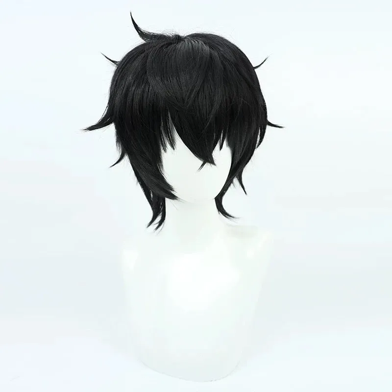 L-email Wig Persona 5 Ren Amamiya Black Halloween Cosplay Wig sold by Lemail wig product image thumbnail 2