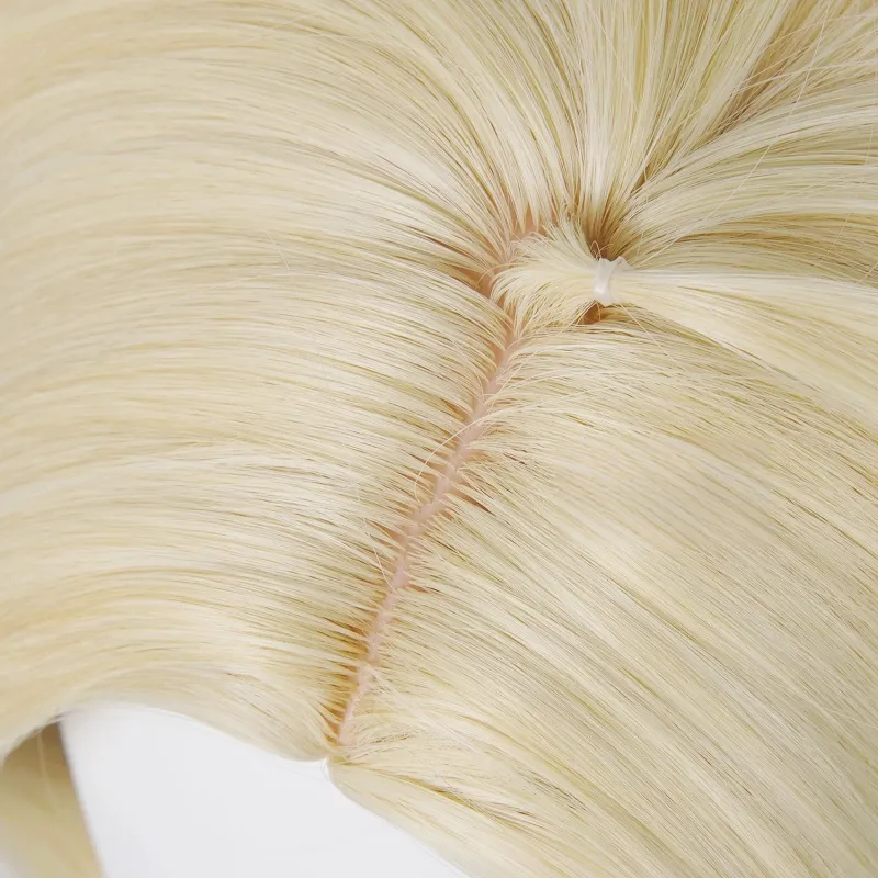 L-email Wig Genshin Impact Varka Gold 35cm Halloween Cosplay Wig sold by Lemail wig product image thumbnail 4