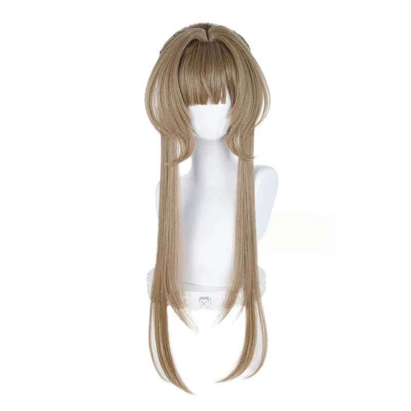 L-email Wig Genshin Impact Sandrone Marionette Brown 75cm Halloween Cosplay Wig sold by Lemail wig product image thumbnail 2