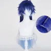 L-email Wig Genshin Impact Flins Blue Gradient 85cm Halloween Cosplay Wig sold by Lemail wig