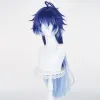 L-email Wig Genshin Impact Flins Blue Gradient 85cm Halloween Cosplay Wig sold by Lemail wig
