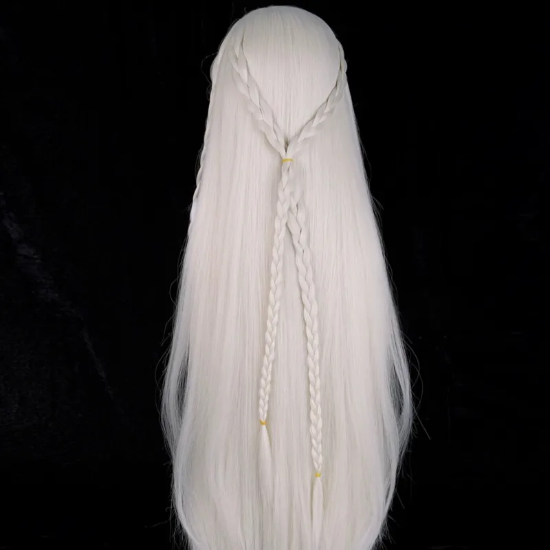 L-email Wig Genshin Impact Istaroth Gray-gold 98cm Halloween Cosplay Wig sold by Lemail wig product image thumbnail 3