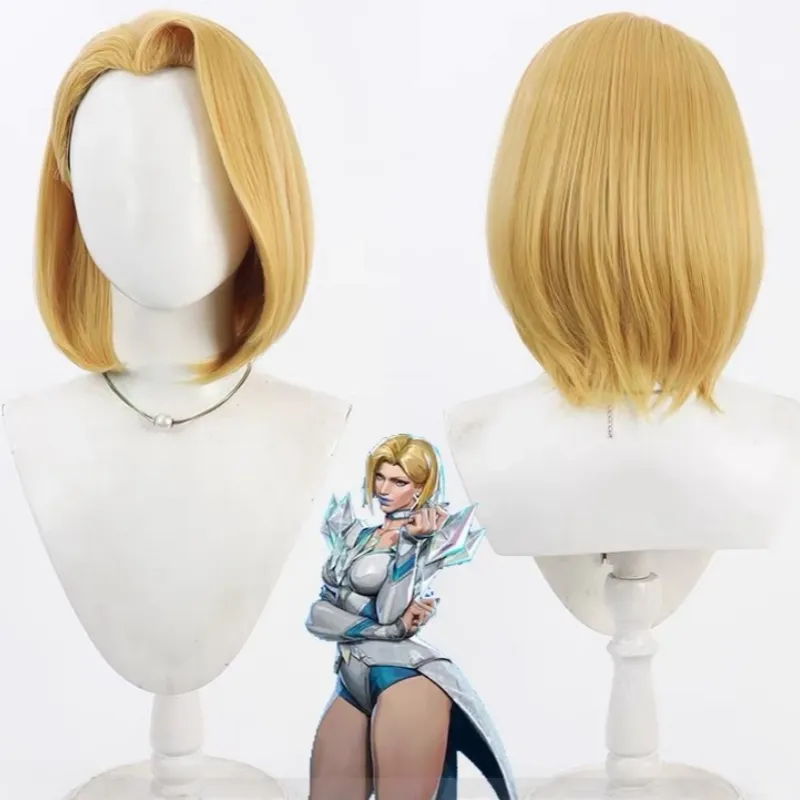 L-email Wig Marvel Rivals Emma Frost Halloween Short Cosplay Wig sold by Lemail wig