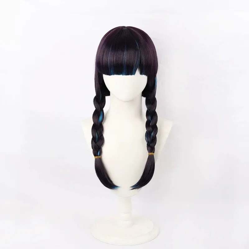 L-email Wig Marvel Rivals Psylocke Blood Kariudo 60CM Halloween Cosplay Wig sold by Lemail wig product image thumbnail 2