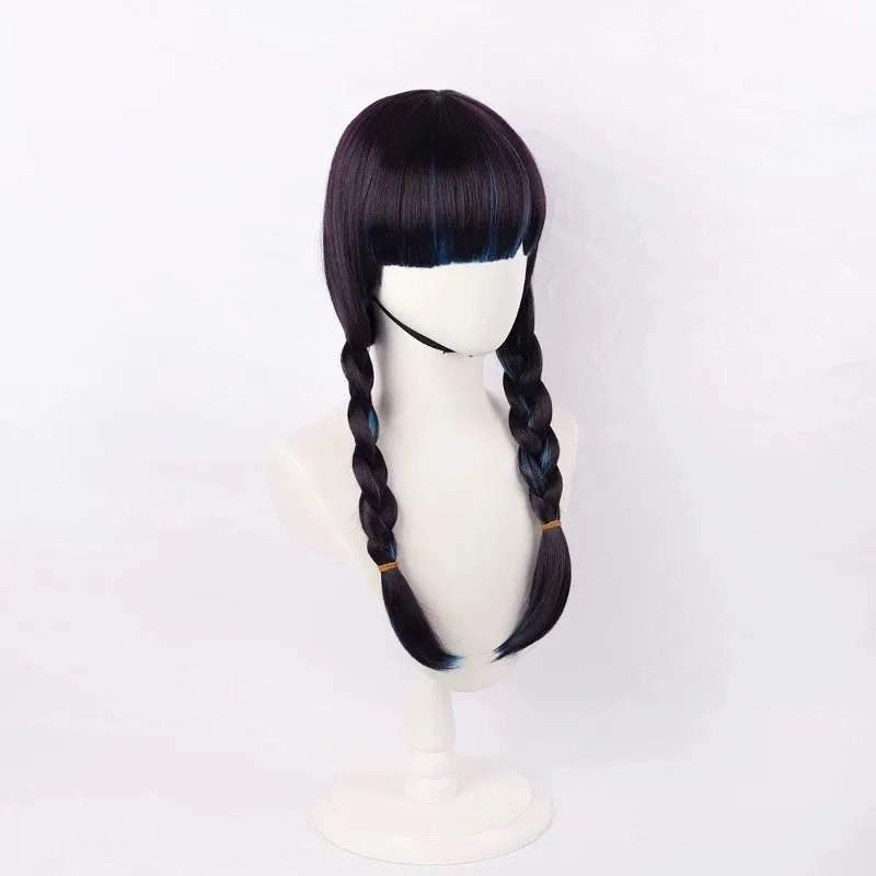 L-email Wig Marvel Rivals Psylocke Blood Kariudo 60CM Halloween Cosplay Wig sold by Lemail wig product image thumbnail 5