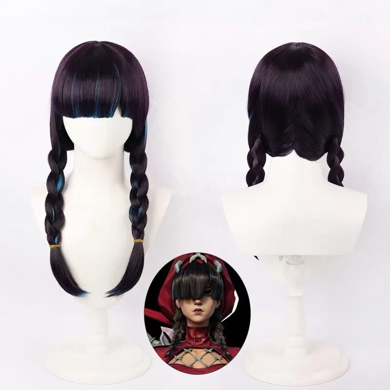 L-email Wig Marvel Rivals Psylocke Blood Kariudo 60CM Halloween Cosplay Wig sold by Lemail wig