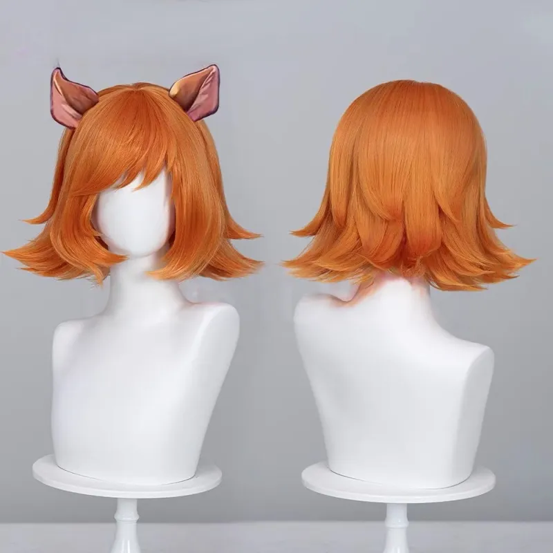 L-email Wig Marvel Rivals Squirrel Girl 35cm Halloween Cosplay Wig made by Lemail wig
