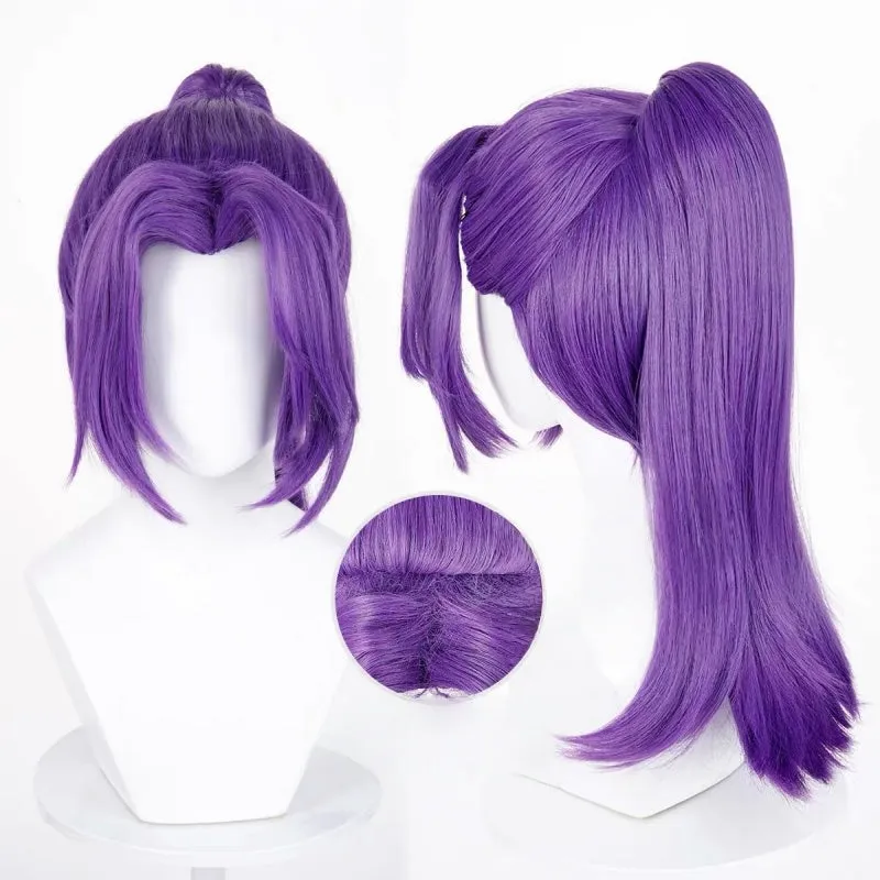 L-email Wig Marvel Rivals Psylocke Purple Halloween Cosplay Wig sold by Lemail wig