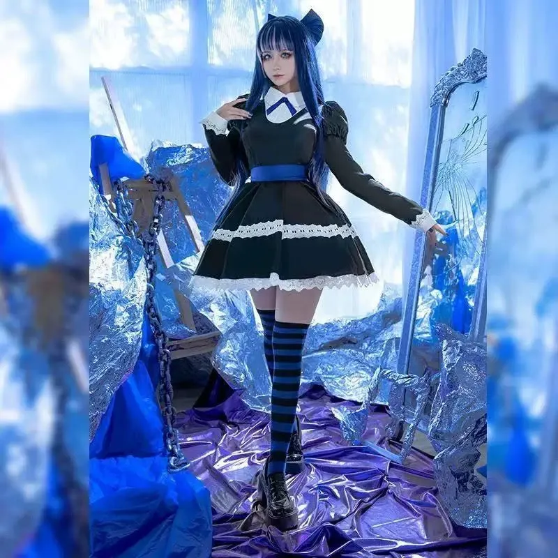 L-email Wig Panty & Stocking with Garterbelt Stocking Anarchy Lolita Cosplay Costume sold by Lemail wig