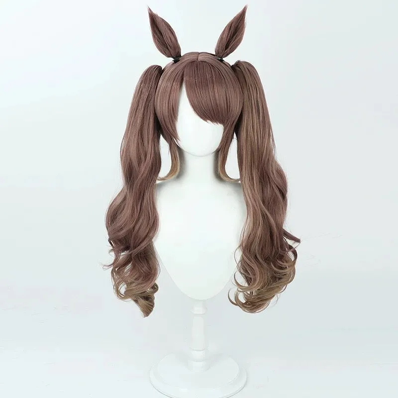 L-email Wig Pretty Derby Tosen Jordan 75cm Double Braids Cosplay Wig sold by Lemail wig product image thumbnail 2
