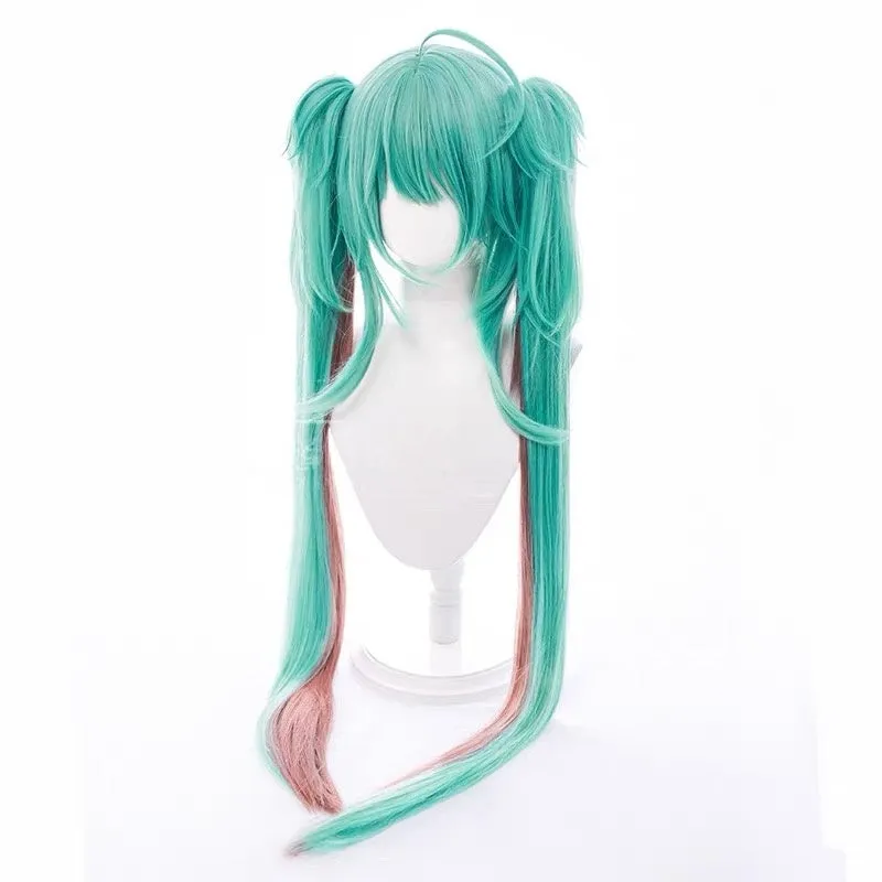 L-email Wig Hatsune Miku Rascal the Raccoon 120cm Double Braids Cosplay Wig sold by Lemail wig product image thumbnail 4
