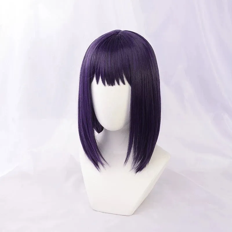 L-email Wig My Dress-Up Darling Kuroe Shizuku Dark Purple Short Halloween Cosplay Wig sold by Lemail wig