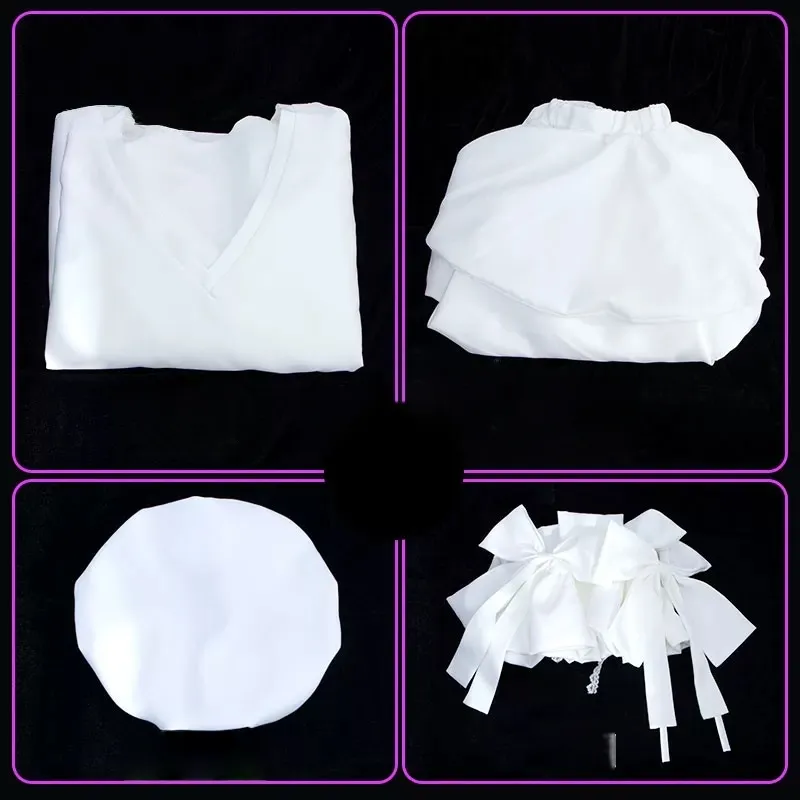 L-email Wig Alien Stage Sua White Dress Halloween Cosplay Costume sold by Lemail wig product image thumbnail 4