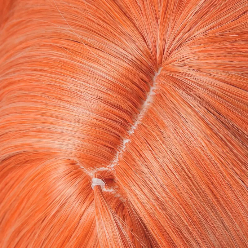 L-email Wig Zenless Zone Zero Orphie Orange Long Halloween Cosplay Wig sold by Lemail wig product image thumbnail 5