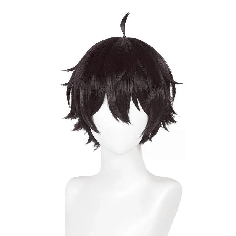 L-email Wig Honkai: Star Rail Dan Heng Dark Brown 30cm Short Halloween Cosplay Wig sold by Lemail wig product image thumbnail 2