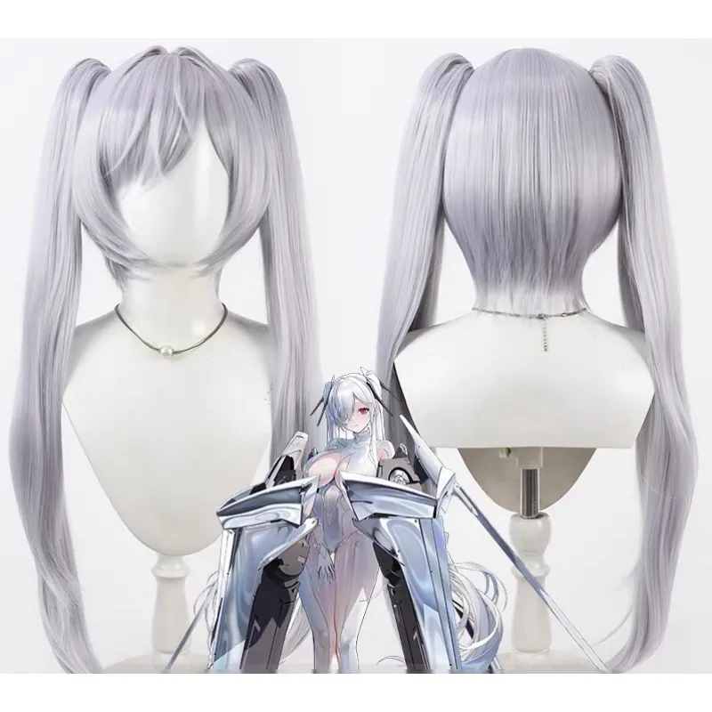 L-email Wig NIKKE: Goddess of Victory Cinderella Double Braids 100cm Halloween Cosplay Wig sold by Lemail wig